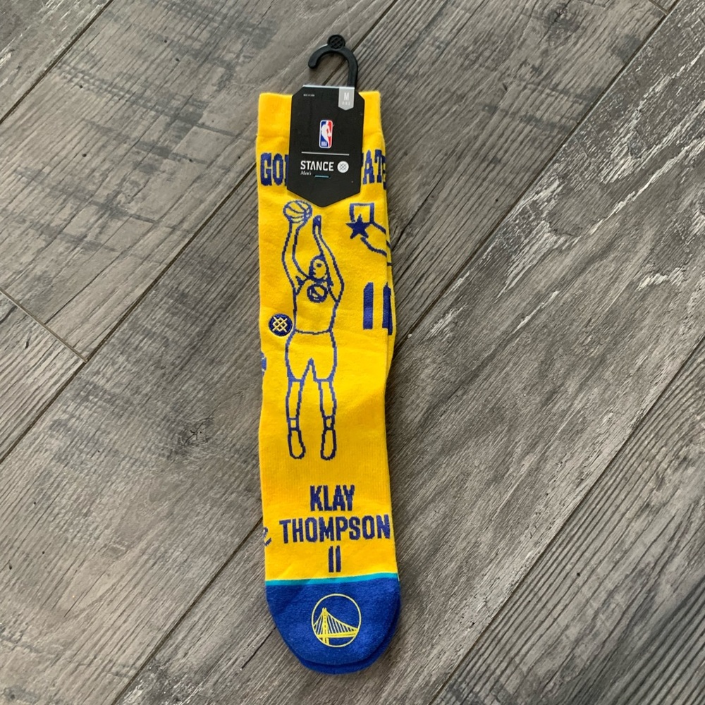Stance Klay Thompson golden state warriors Socks NWT